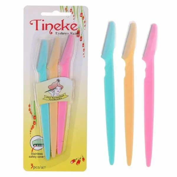 Twinkle Ravors Tinkle Eyebrow & Facial Razors - Pack of 3 - Lilac - Digital Wellness ...